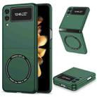 For Samsung Galaxy Z Flip3 5G Magsafe Magnetic Folding PC Phone Case(Green) - 1