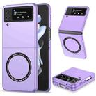 For Samsung Galaxy Z Flip4 Magsafe Magnetic Folding PC Phone Case(Purple) - 1