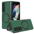 For Samsung Galaxy Z Fold4 Magsafe Magnetic Folding PC Phone Case(Green) - 1