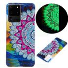 For Galaxy S20 Ultra Luminous TPU Mobile Phone Protective Case(Half-flower) - 1