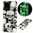 For Galaxy S20 Ultra Luminous TPU Mobile Phone Protective Case(Ghost Head) - 1