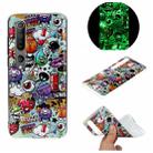 For Xiaomi Mi 10 Luminous TPU Mobile Phone Protective Case(Rubbish) - 1