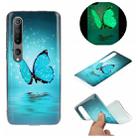 For Xiaomi Mi 10 Luminous TPU Mobile Phone Protective Case(Butterfly) - 1