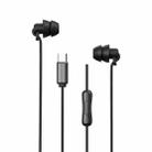 WEKOME YB02 SHQ Series In-Ear Sleep Wired Earphone, Plug Type:Type-C(Black) - 1