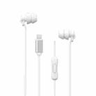 WEKOME YB02 SHQ Series In-Ear Sleep Wired Earphone, Plug Type:8 Pin(White) - 1