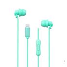 WEKOME YB02 SHQ Series In-Ear Sleep Wired Earphone, Plug Type:8 Pin(Blue) - 1