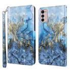 For Motorola Moto G42 3D Painting Pattern TPU + PU Leather Phone Case(Milky Way) - 1