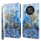 For Honor Magic4 Lite 4G/5G 3D Painting Pattern TPU + PU Leather Phone Case(Milky Way) - 1