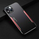 For iPhone 14 Blade Series TPU + Titanium Alloy Phone Case(Black Red) - 1