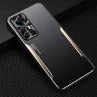 For Xiaomi Redmi K50 Ultra / 12T / 12T Pro Blade Series TPU + Titanium Alloy Phone Case(Black Gold) - 1