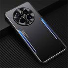 For Huawei Mate 50 Pro Blade Series TPU + Titanium Alloy Phone Case(Black Blue) - 1