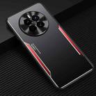 For Huawei Mate 50 Blade Series TPU + Titanium Alloy Phone Case(Black Red) - 1