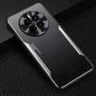 For Huawei Mate 50 Blade Series TPU + Titanium Alloy Phone Case(Black Silver) - 1