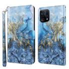 For OPPO Find X5 3D Painting Pattern TPU + PU Leather Phone Case(Milky Way) - 1