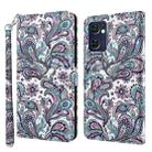 For OPPO Reno7 5G/Find X5 Lite 3D Painting Pattern TPU + PU Leather Phone Case(Swirl Pattern) - 1
