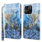 For Xiaomi Redmi 10A 3D Painting Pattern TPU + PU Leather Phone Case(Milky Way) - 1