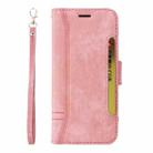 For Samsung Galaxy A03 164mm BETOPNICE Dual-side Buckle Leather Phone Case(Pink) - 2