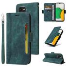 For Samsung Galaxy A03 164mm BETOPNICE Dual-side Buckle Leather Phone Case(Green) - 1