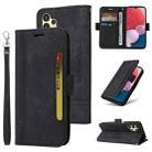 For Samsung Galaxy A13 4G BETOPNICE Dual-side Buckle Leather Phone Case(Black) - 1