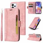 For Samsung Galaxy A23 4G BETOPNICE Dual-side Buckle Leather Phone Case(Pink) - 1