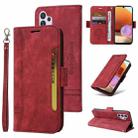 For Samsung Galaxy A32 4G EU Version BETOPNICE Dual-side Buckle Leather Phone Case(Red) - 1
