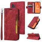 For Samsung Galaxy A32 5G BETOPNICE Dual-side Buckle Leather Phone Case(Red) - 1