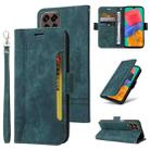 For Samsung Galaxy M33 5G BETOPNICE Dual-side Buckle Leather Phone Case(Green) - 1
