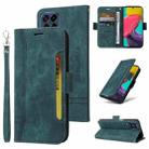 For Samsung Galaxy M53 5G BETOPNICE Dual-side Buckle Leather Phone Case(Green) - 1