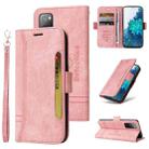 For Samsung Galaxy S20 FE BETOPNICE Dual-side Buckle Leather Phone Case(Pink) - 1