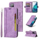 For Samsung Galaxy S20 FE BETOPNICE Dual-side Buckle Leather Phone Case(Purple) - 1