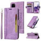 For Samsung Galaxy S20+ BETOPNICE Dual-side Buckle Leather Phone Case(Purple) - 1