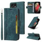 For Samsung Galaxy S21 Ultra 5G BETOPNICE Dual-side Buckle Leather Phone Case(Green) - 1