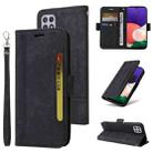 For Samsung Galaxy A22 5G BETOPNICE Dual-side Buckle Leather Phone Case(Black) - 1
