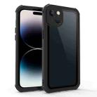 For iPhone 14 Plus Acrylic + TPU Shockproof Phone Case(Black) - 1