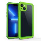 For iPhone 12 Acrylic + TPU Shockproof Phone Case(Grass Green) - 1