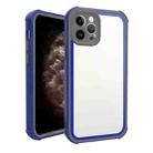 For iPhone 11 Pro Max Acrylic + TPU Shockproof Phone Case(Sapphire Blue + Dark Grey) - 1