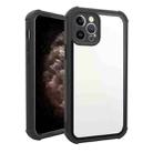 For iPhone 11 Pro Max Acrylic + TPU Shockproof Phone Case(Black) - 1