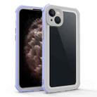 For iPhone 11 Acrylic + TPU Shockproof Phone Case(Light Purple + Grey) - 1