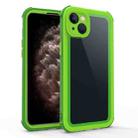 For iPhone 11 Acrylic + TPU Shockproof Phone Case(Grass Green) - 1