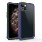 For iPhone 11 Acrylic + TPU Shockproof Phone Case(Sapphire Blue + Dark Grey) - 1