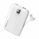 WEKOME WP-273 Noble Series 10000mAh LED Display Power Bank(White) - 1