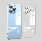 For iPhone 13 Pro Dustproof Glass Lens Protection Electroplating Phone Case(Transparent) - 1