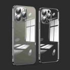 For iPhone 12 Pro Dustproof Glass Lens Protection Electroplating Phone Case(Black) - 1