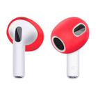 For AirPods Pro 2 Ear Cap Silicone Protective Case(Red) - 1