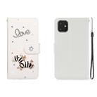 For iPhone 11 Horizontal Flip Solid Color Rhinestones Leather Case with Card Slot & Wallet & Holder(Trojan) - 1