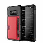For Samsung Galaxy S10e ZM02 Card Slot Holder Phone Case(Red) - 1