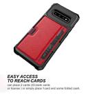 For Samsung Galaxy S10+ ZM02 Card Slot Holder Phone Case(Red) - 3