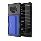 For Samsung Galaxy Note9 ZM02 Card Slot Holder Phone Case(Blue) - 1