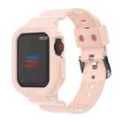 For Apple Watch Ultra 49mm Armor Integrated TPU Watch Band(Pink) - 1