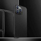 For iPhone 14 Pro Benks MagSafe Kevlar Carbon Fiber Phone Case(Black) - 1